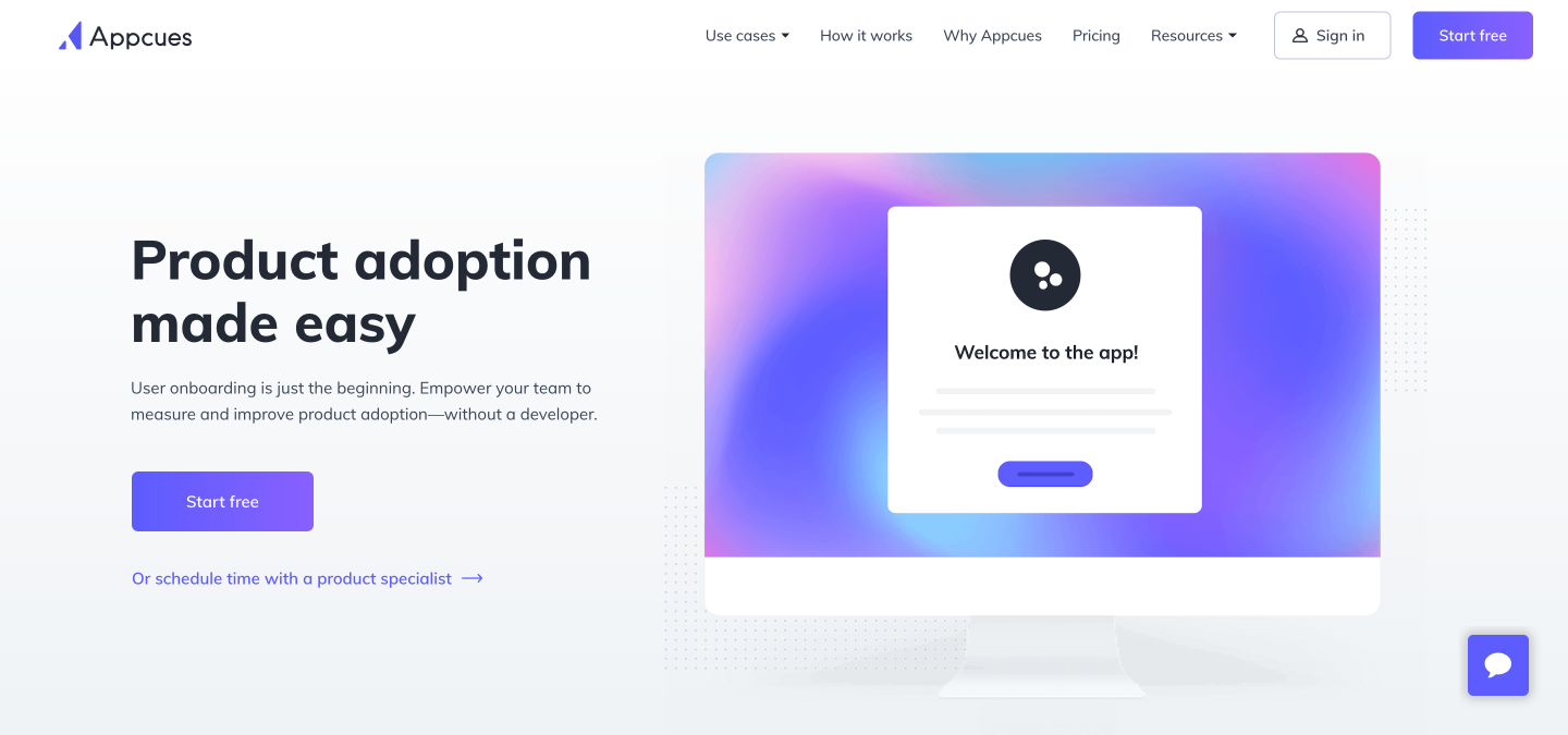 Appcues content creation tool