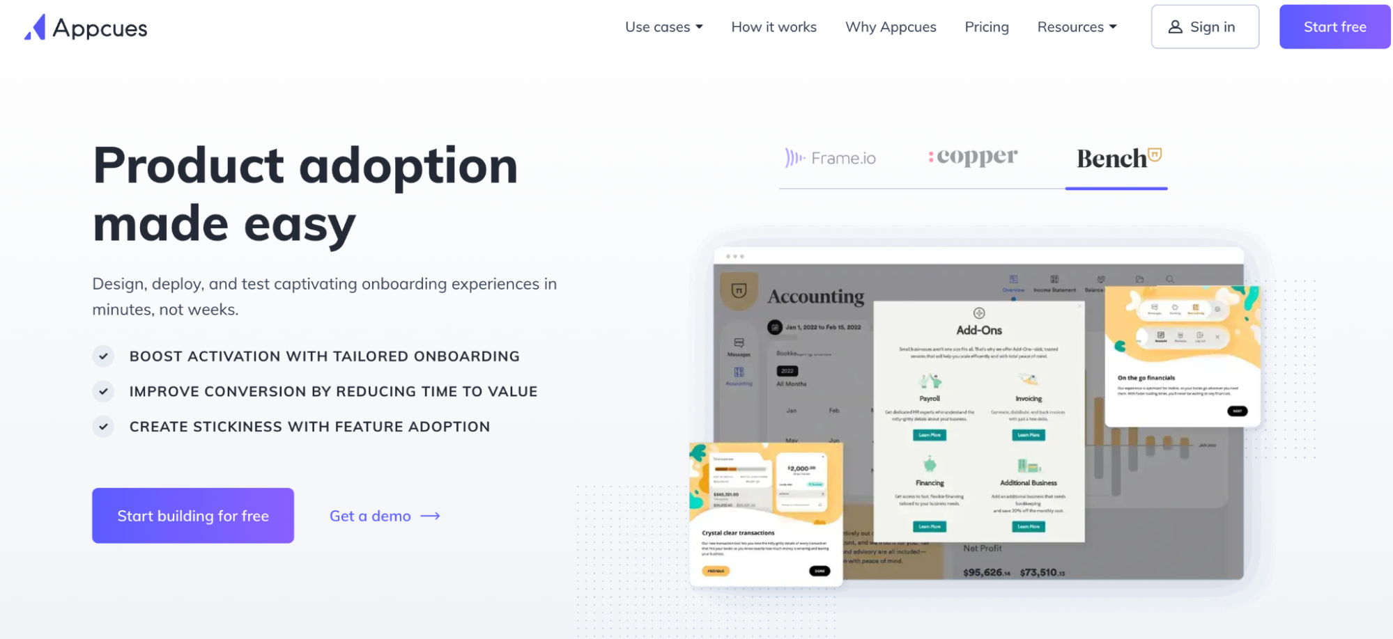 Appcues marketing tool