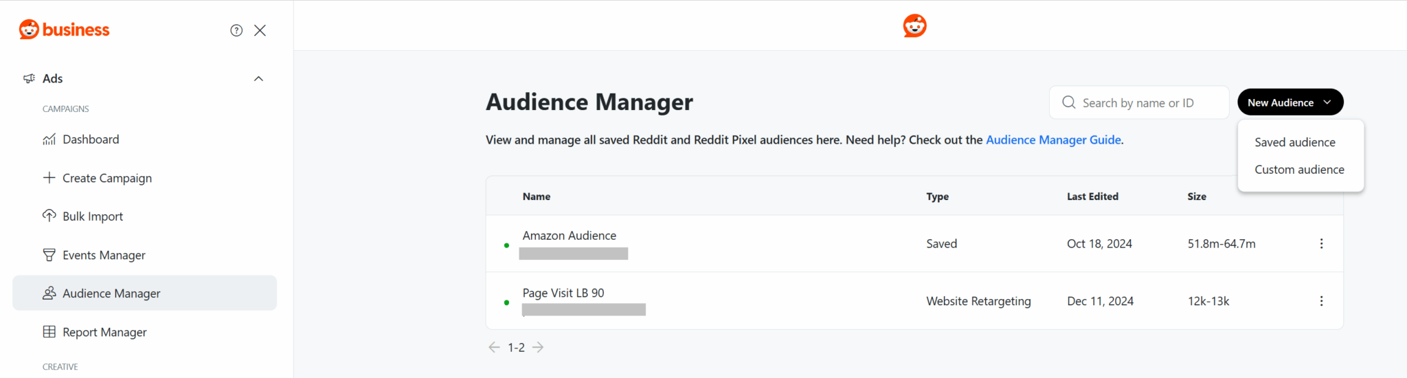 Audience manager