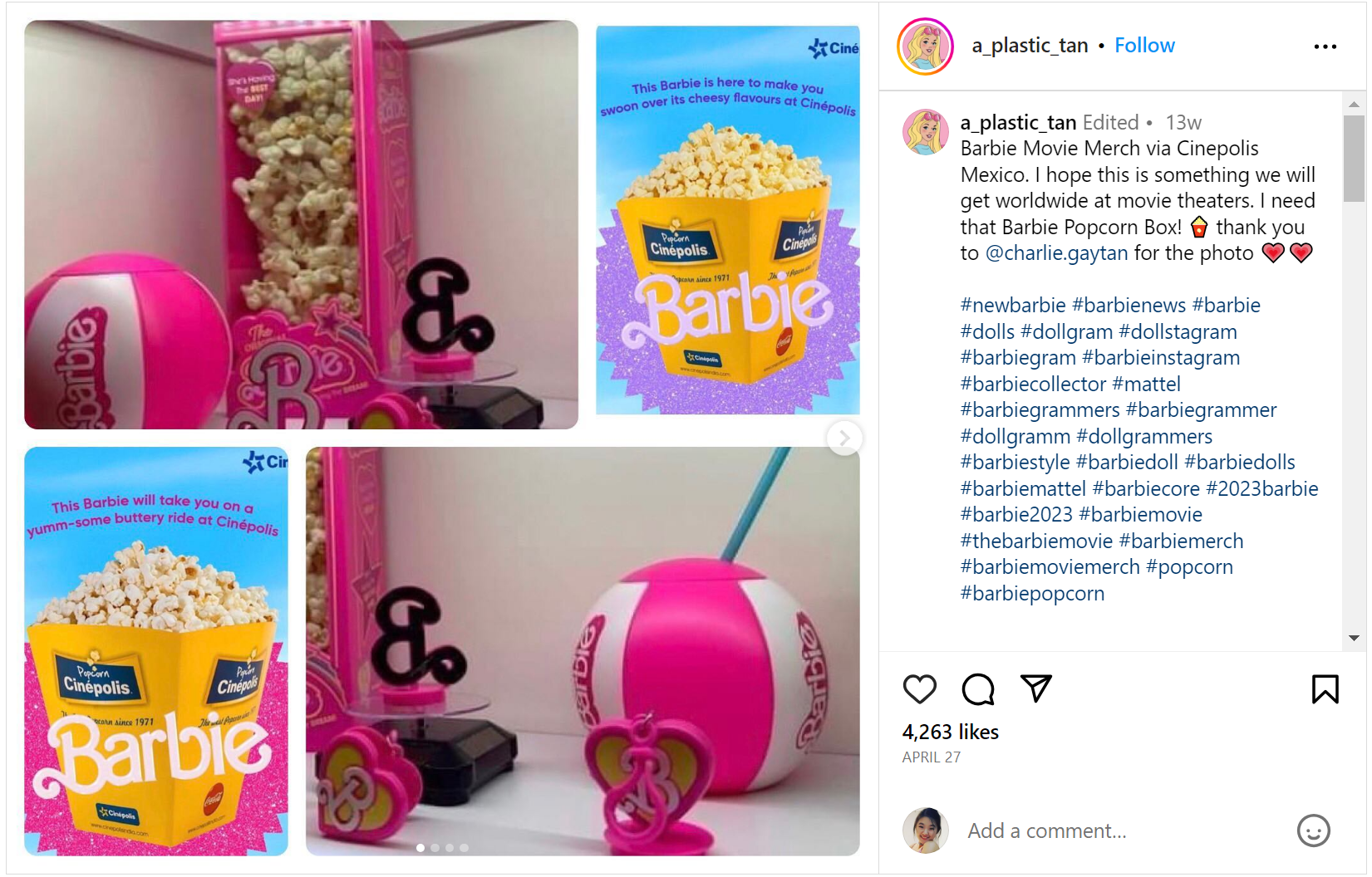 Barbie movie merch in mexico