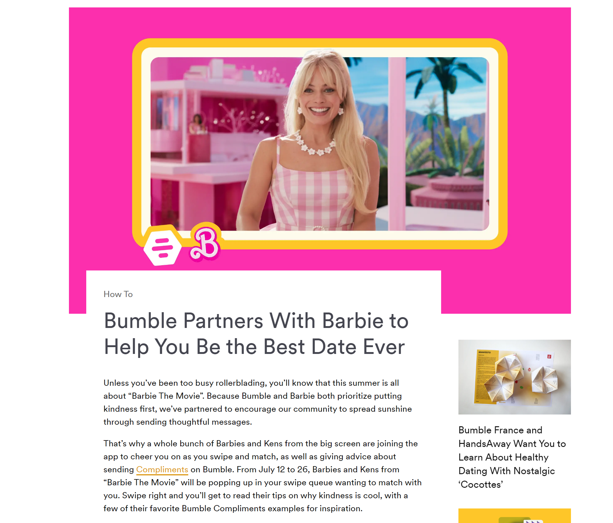Barbie x Bumble