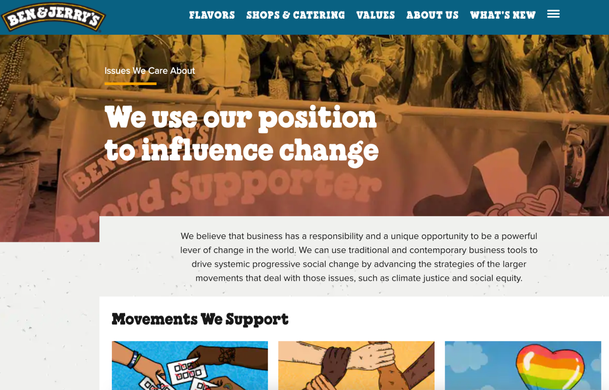 Ben and Jerrys philanthropies