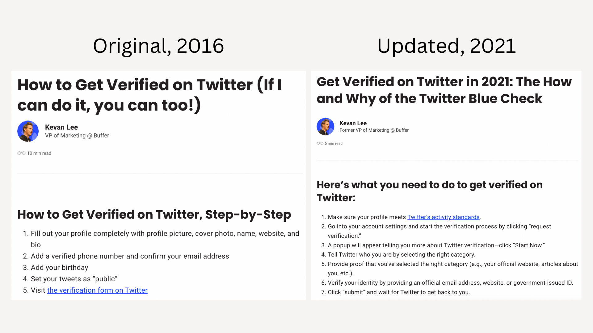 Buffer article update