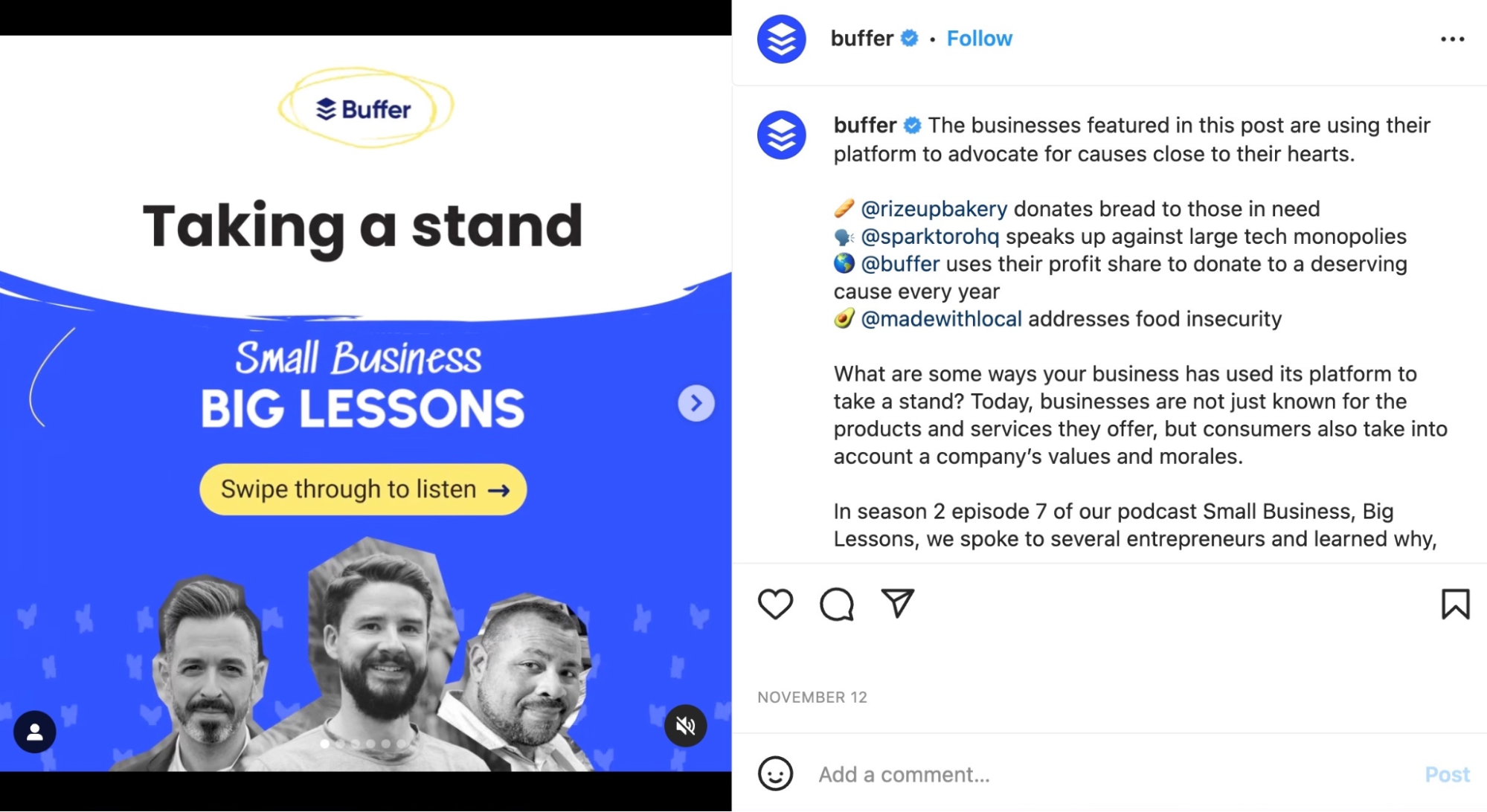 Buffer podcast guests