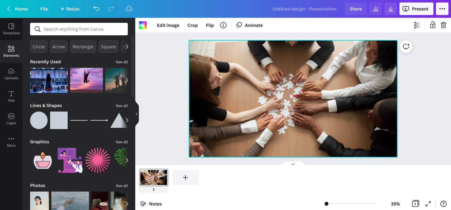 Canva content creation tools