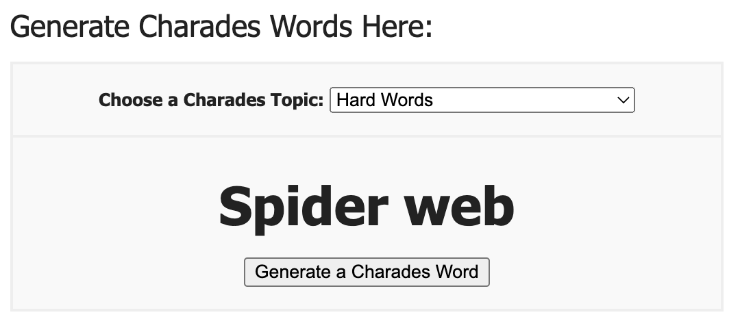 Charades
