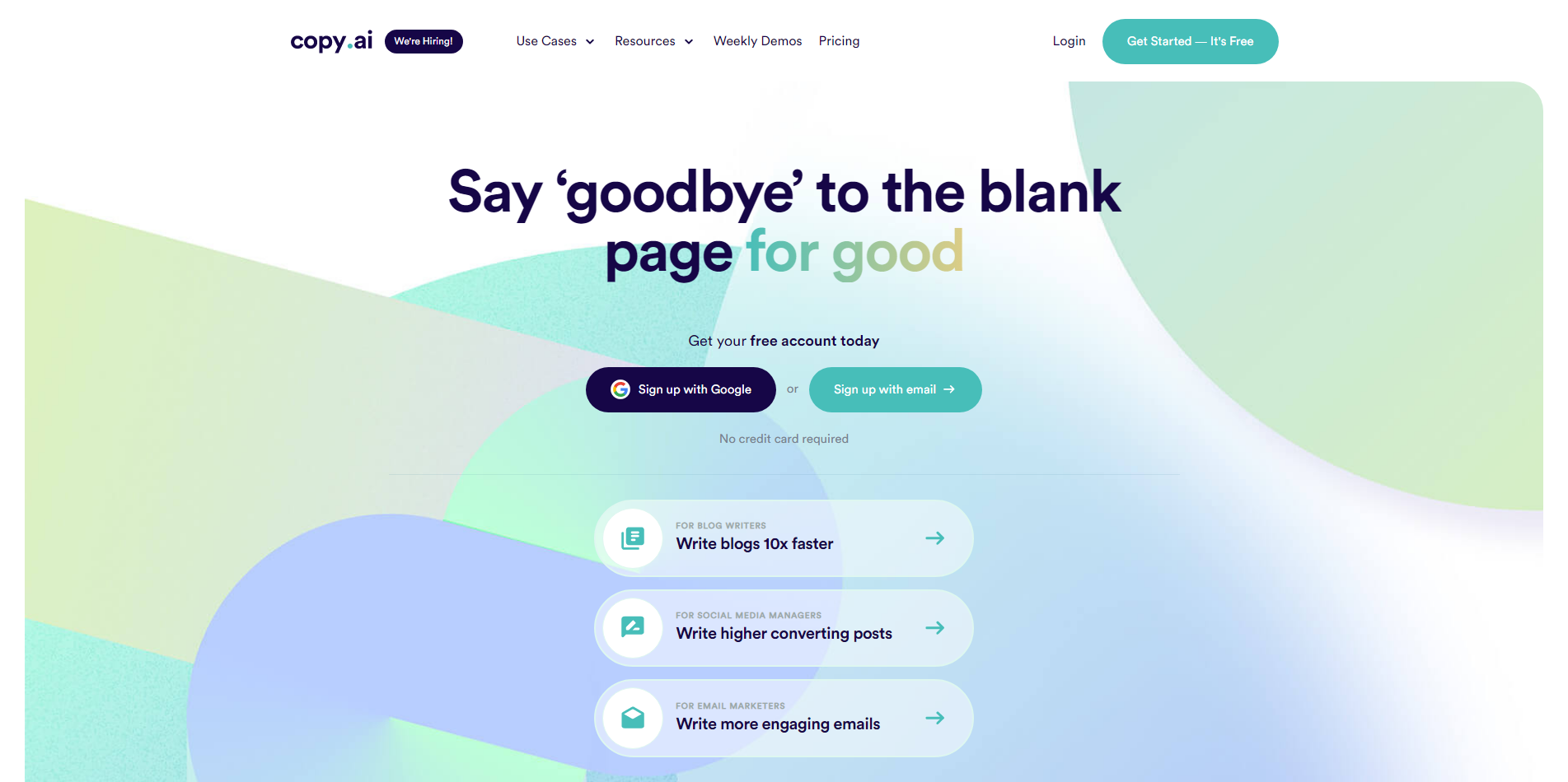 Copy ai tool