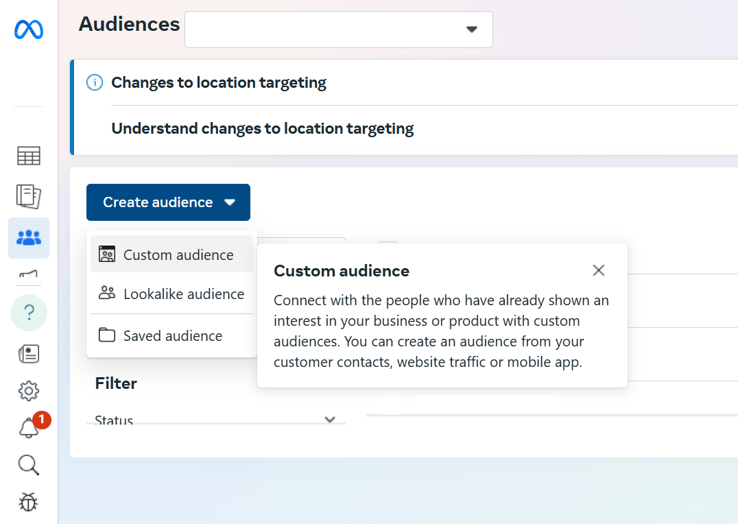 Create exclusion list