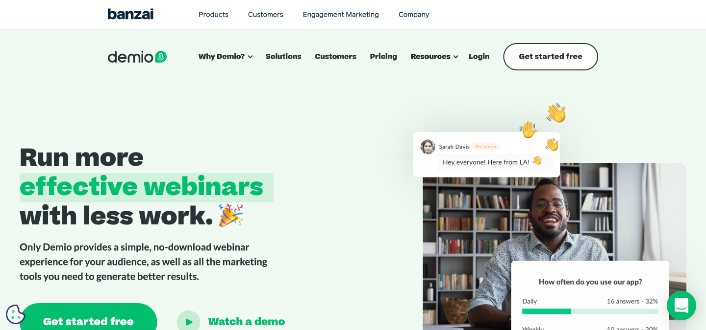 Demio webinar content creation tool