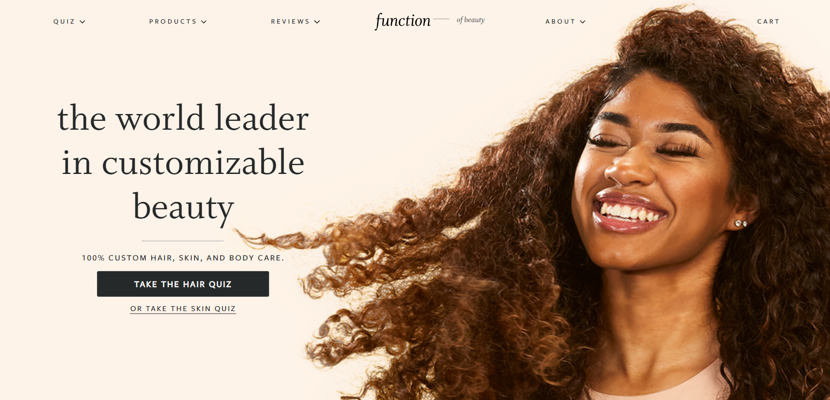 Function of beauty hair care subscription