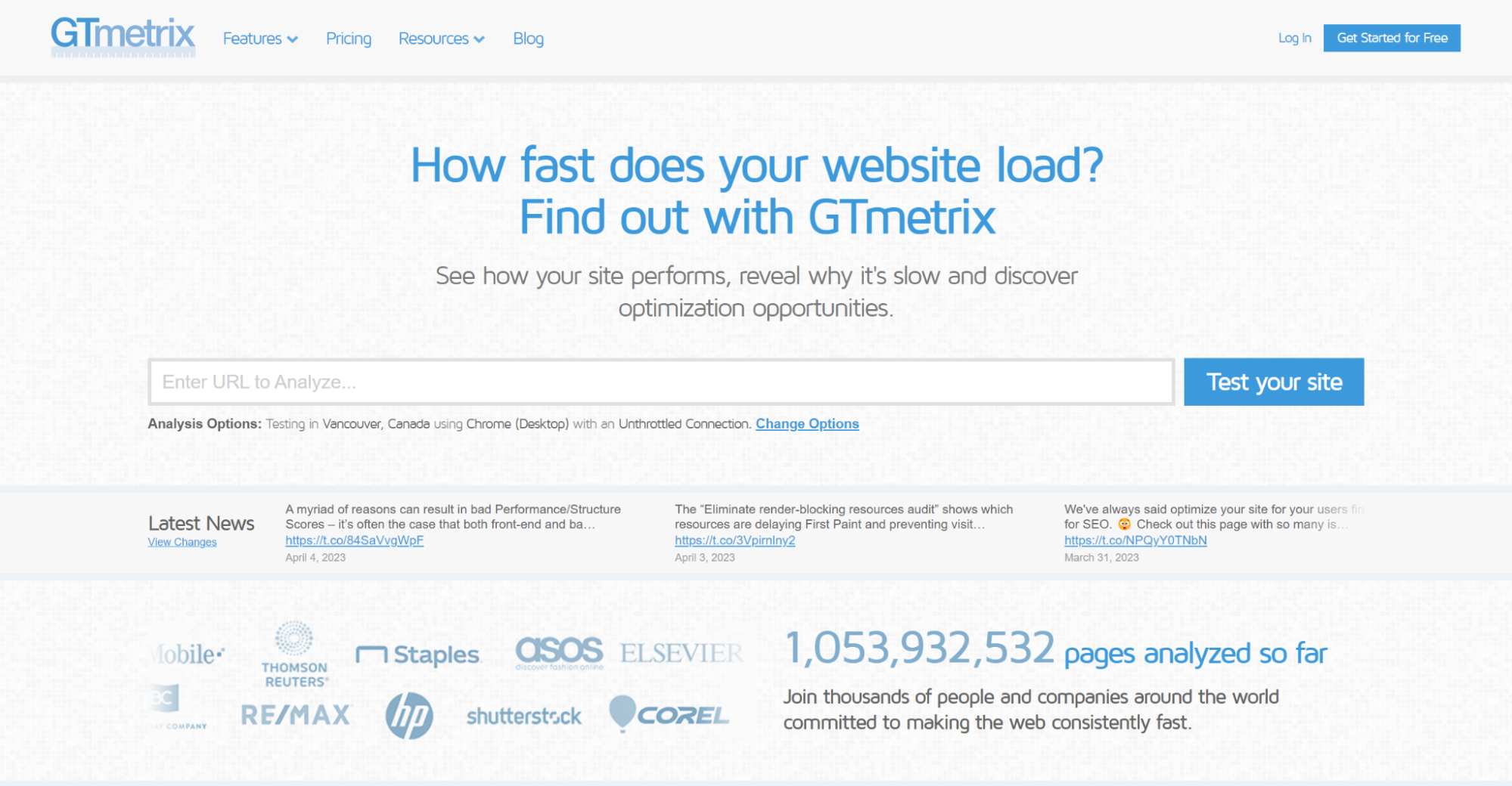 GTmetrix