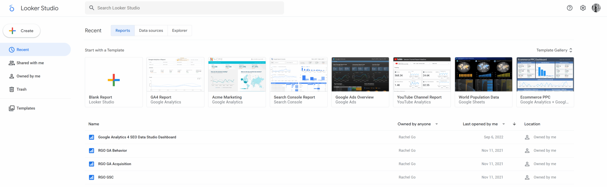 Google Looker Studio