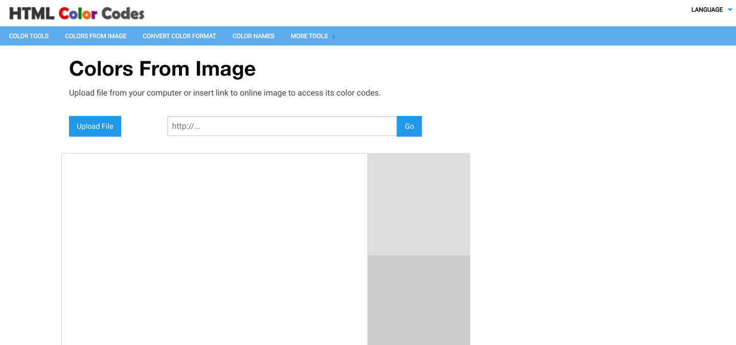 HTML color codes