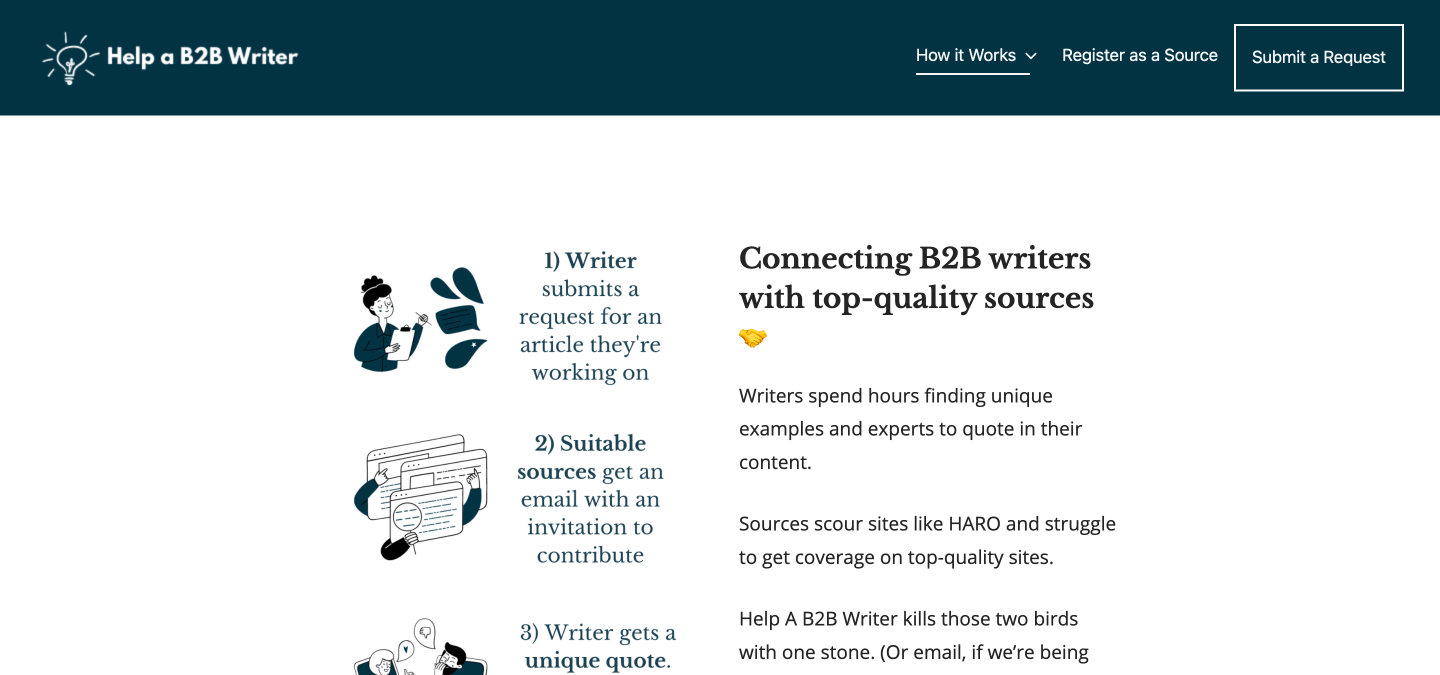Help a B2B Writer