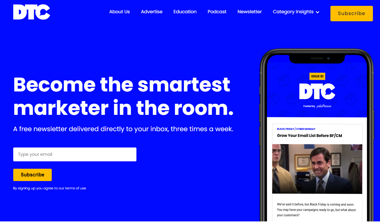 Industry newsletters
