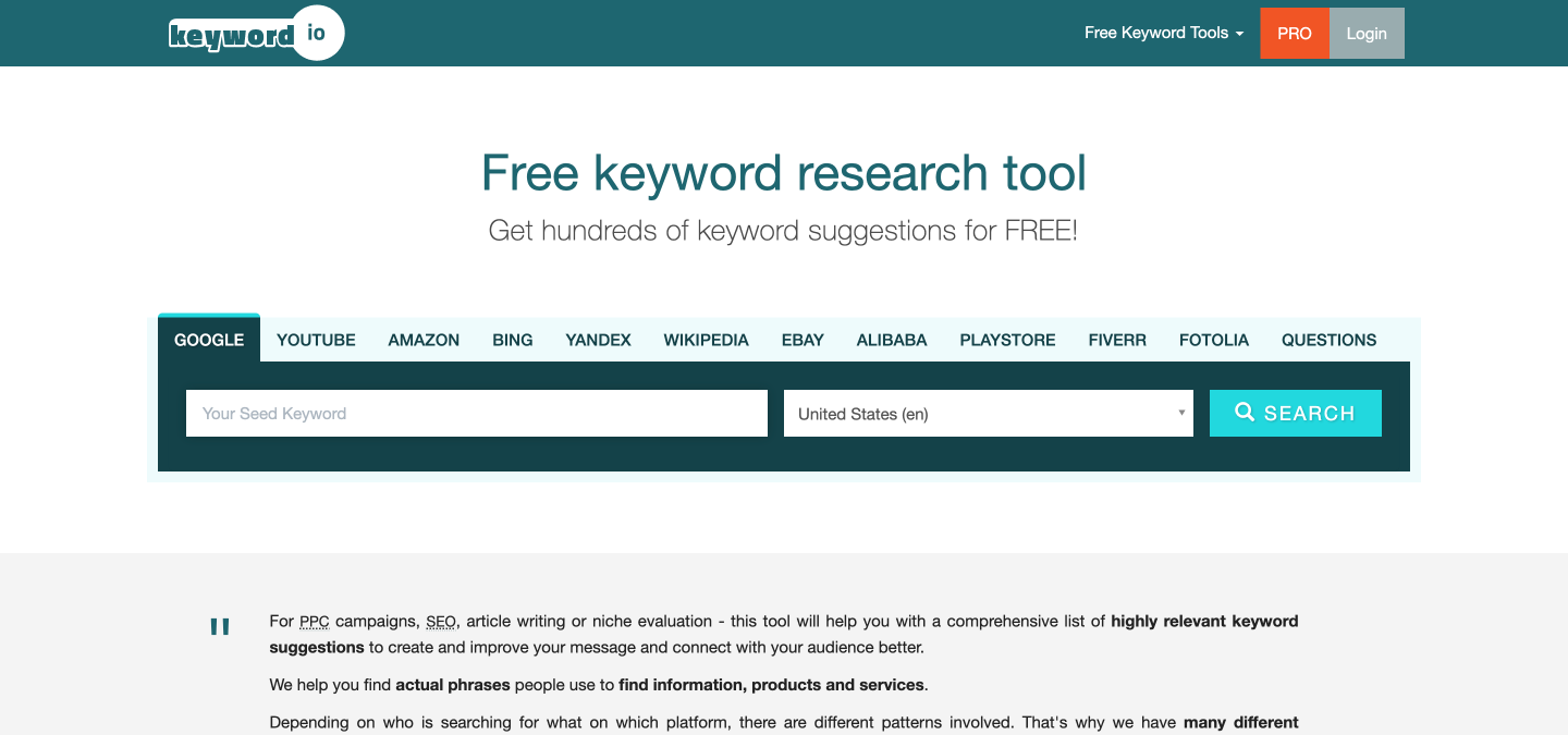 Keyword io