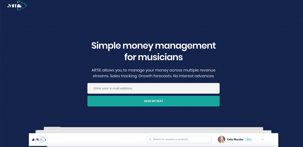 Landing page for a paid ad