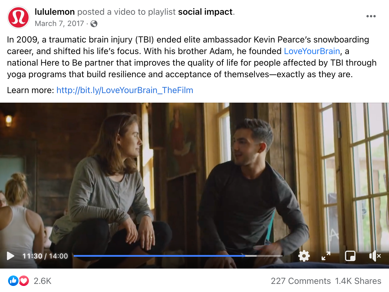 Lulu Lemon brand ambassadors