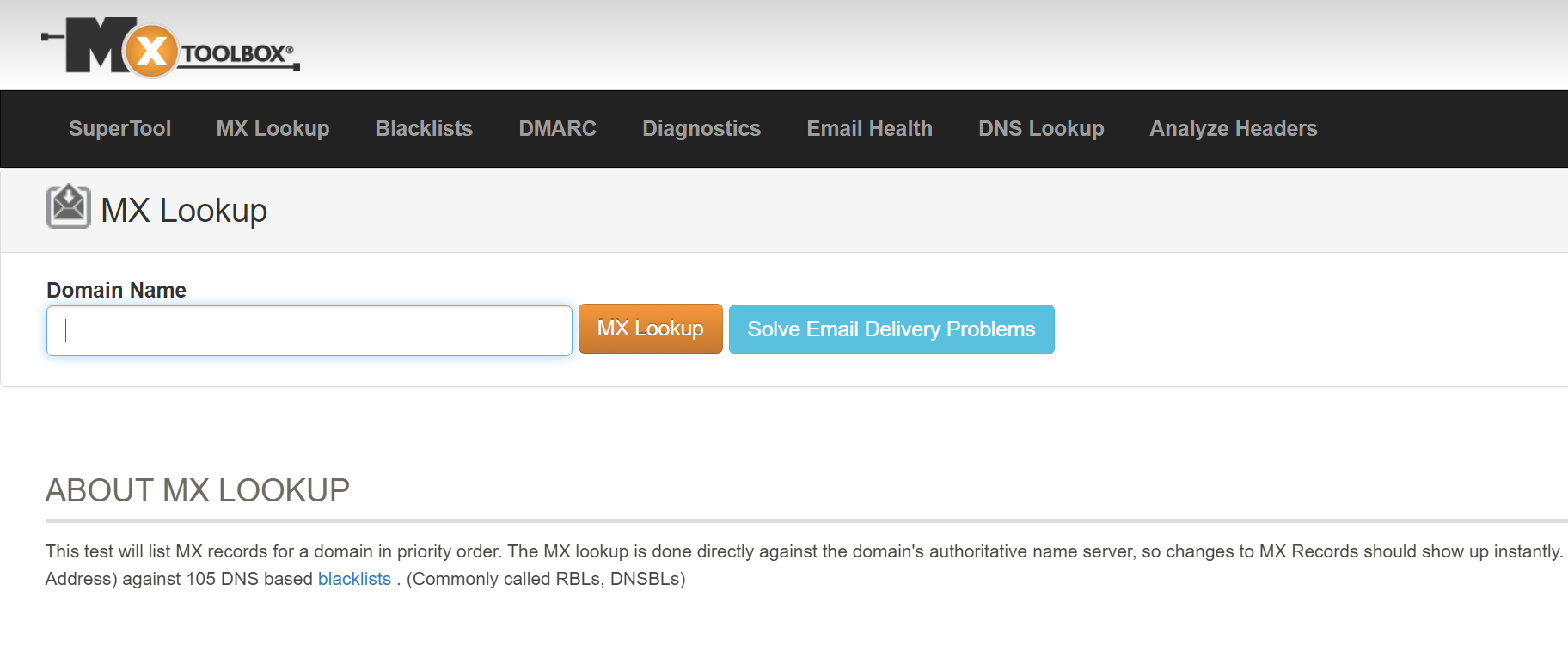 MX Lookup