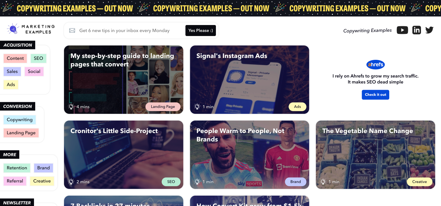 Marketing Examples