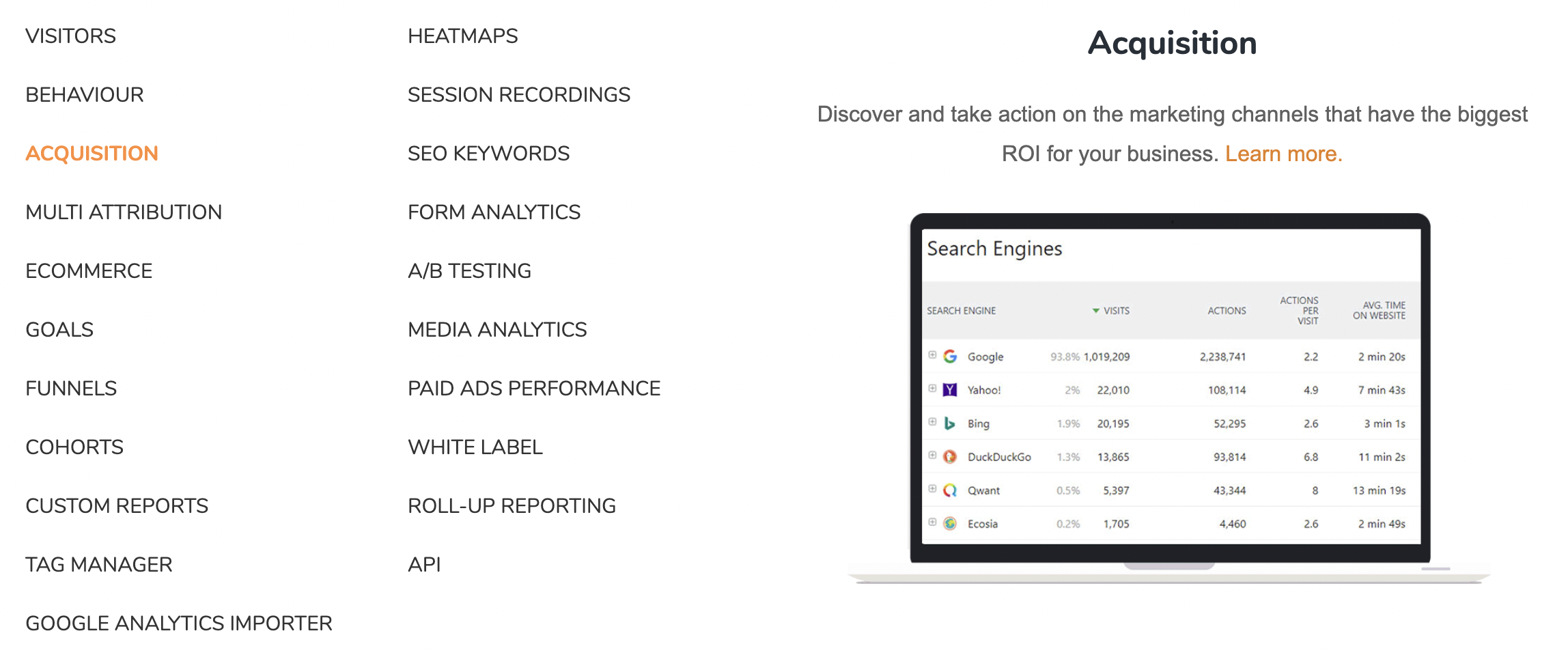 Matomo analytics google analytics alternative