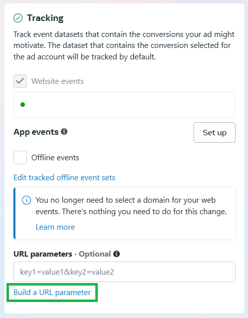 Meta ad tracking