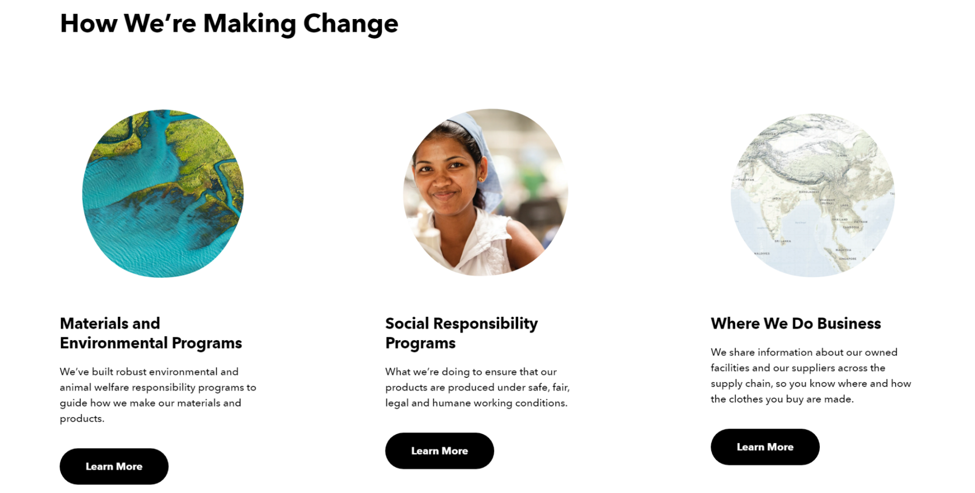 Patagonia making change