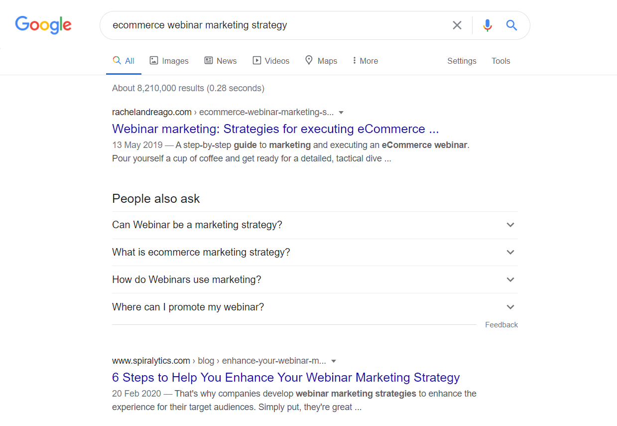 People also ask shows Google prioritizing search intent
