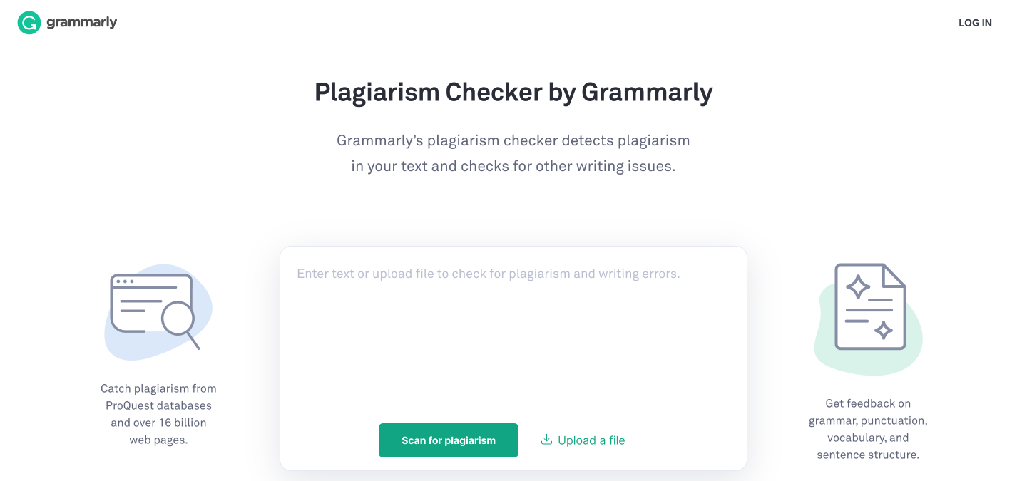 Plagiarism Checker by Grammarly