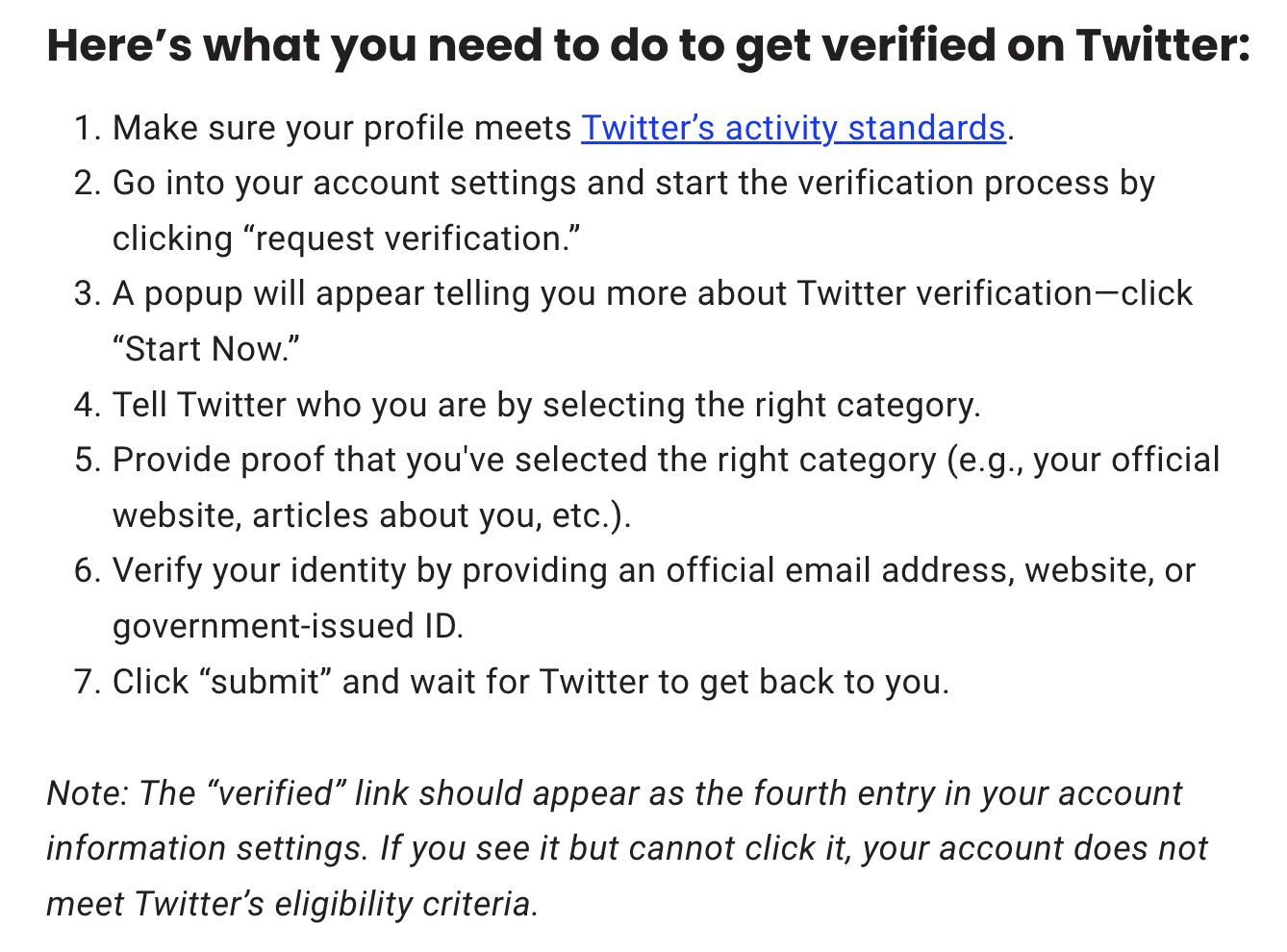 Section that has a backlink