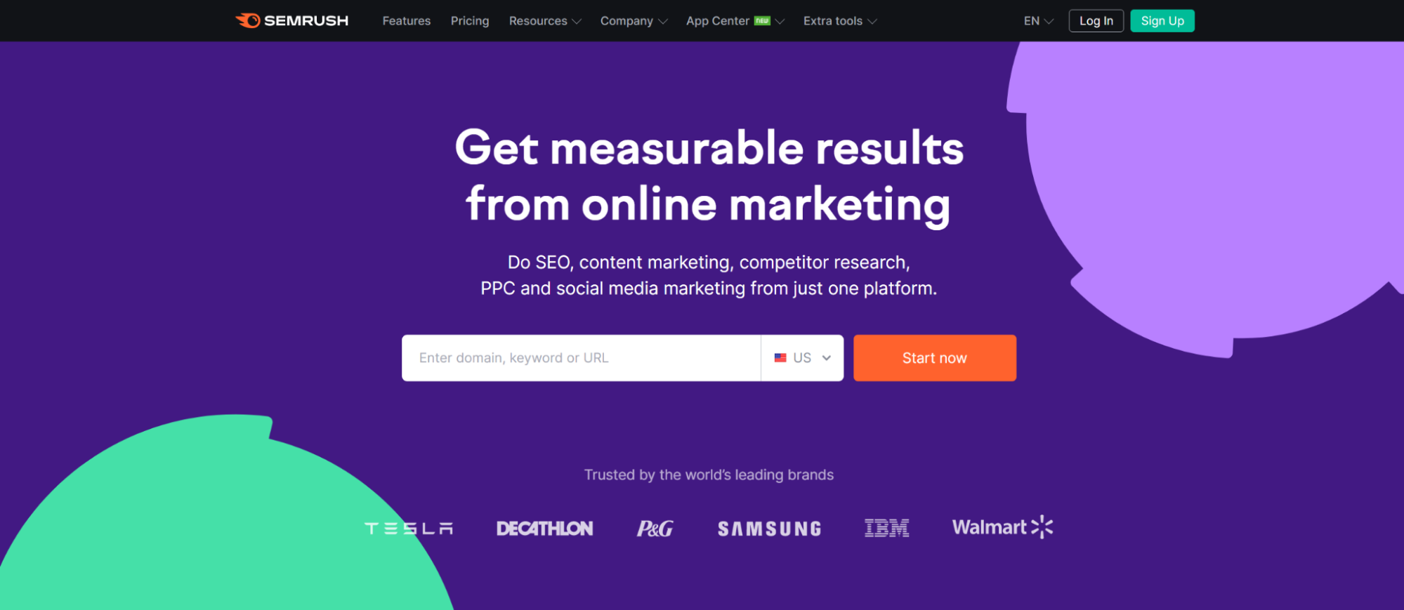 semrush website optimization tool