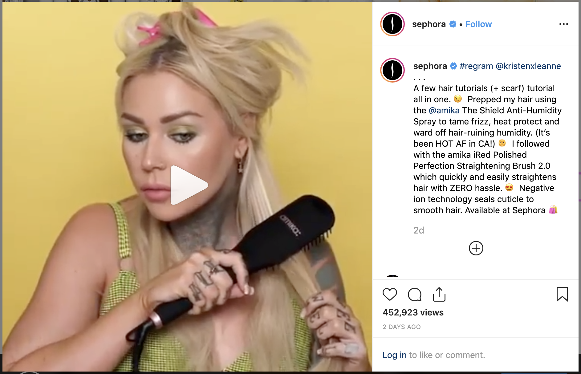 Sephora video tutorials