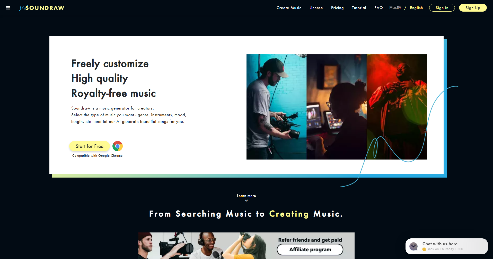Soundraw ai tool