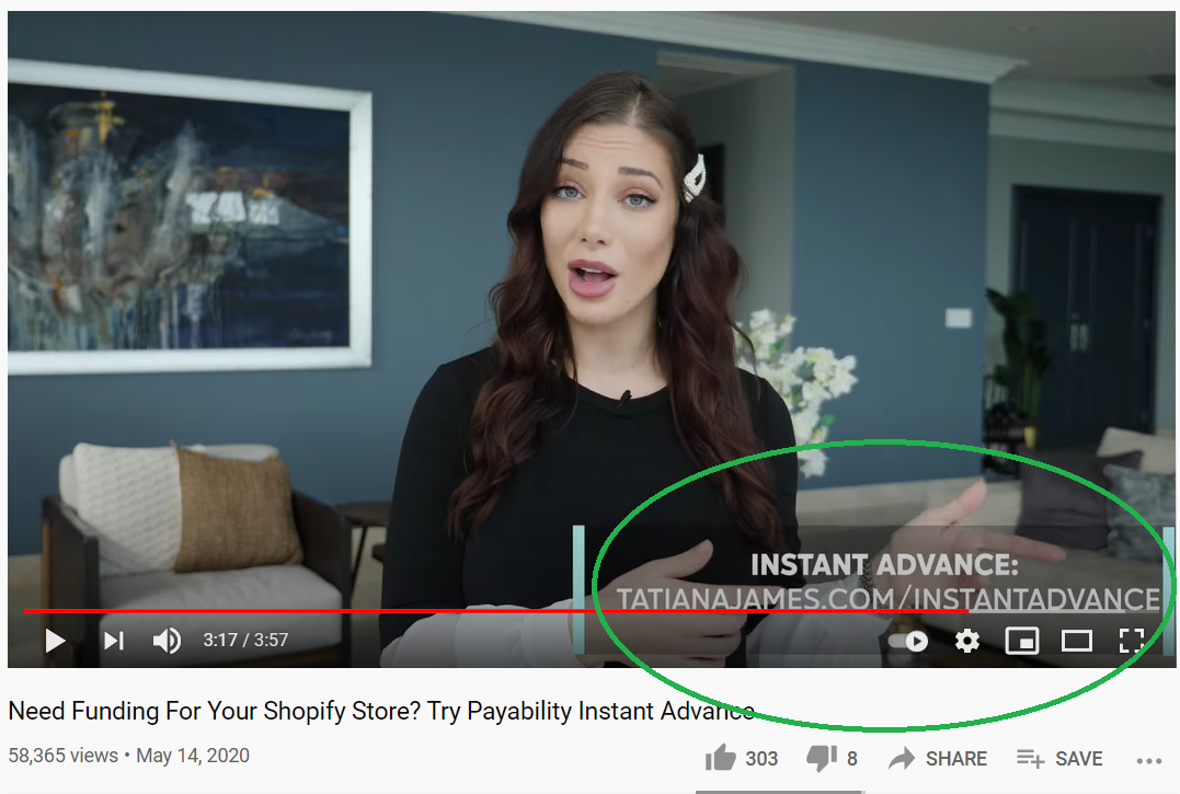 Sponsoring youtube video highlights