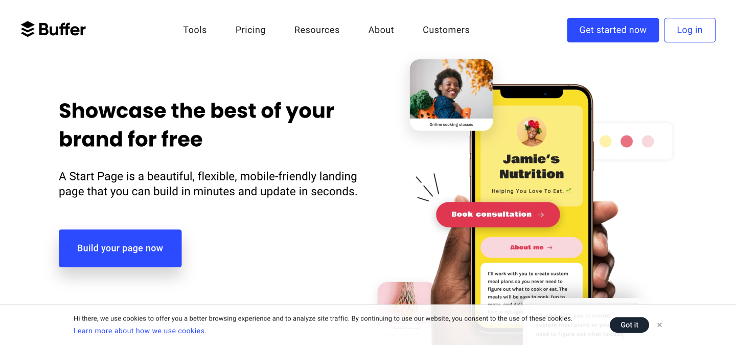 Start Page by Buffer