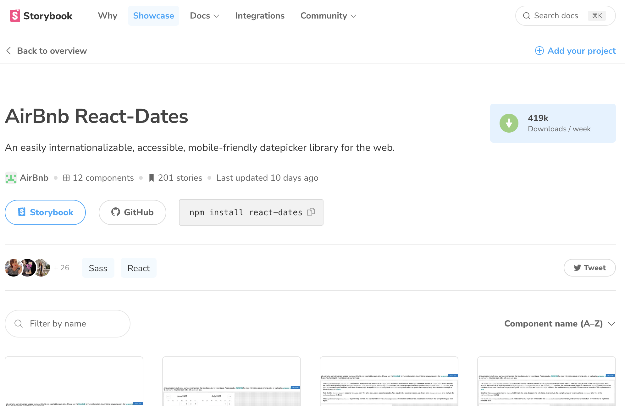 Storybook use case