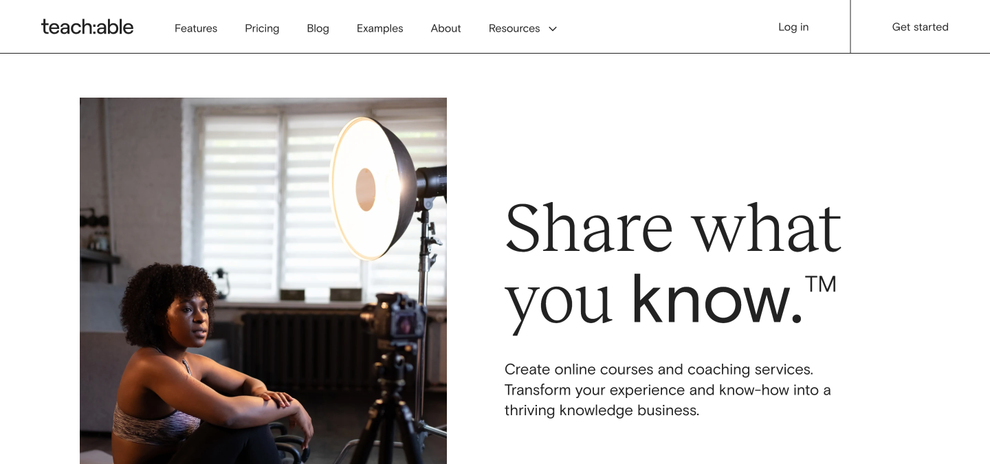 Teachable course content creation