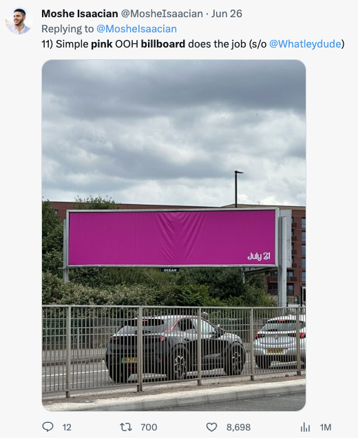 The Barbie billboard