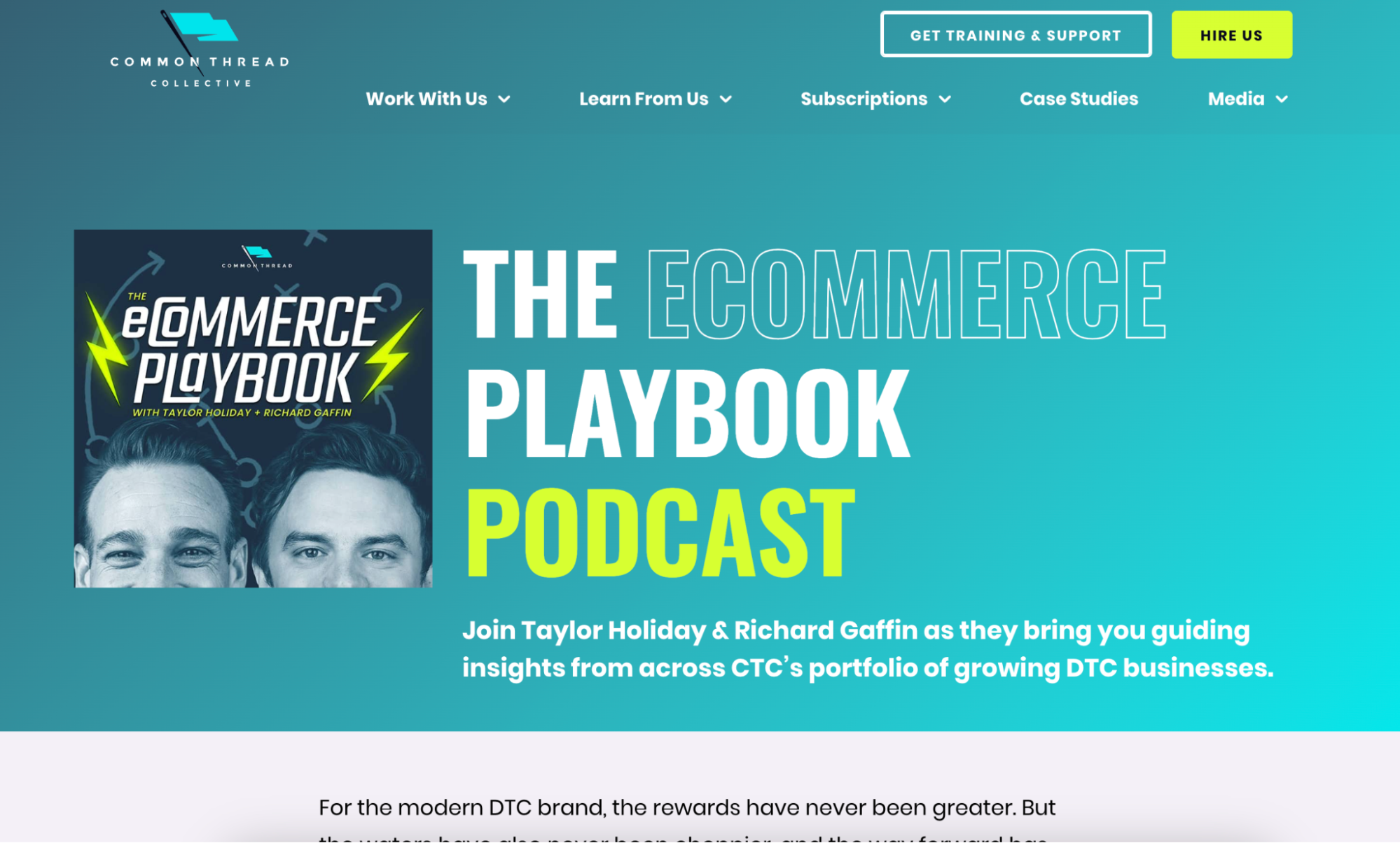 The eCommerce Playbook
