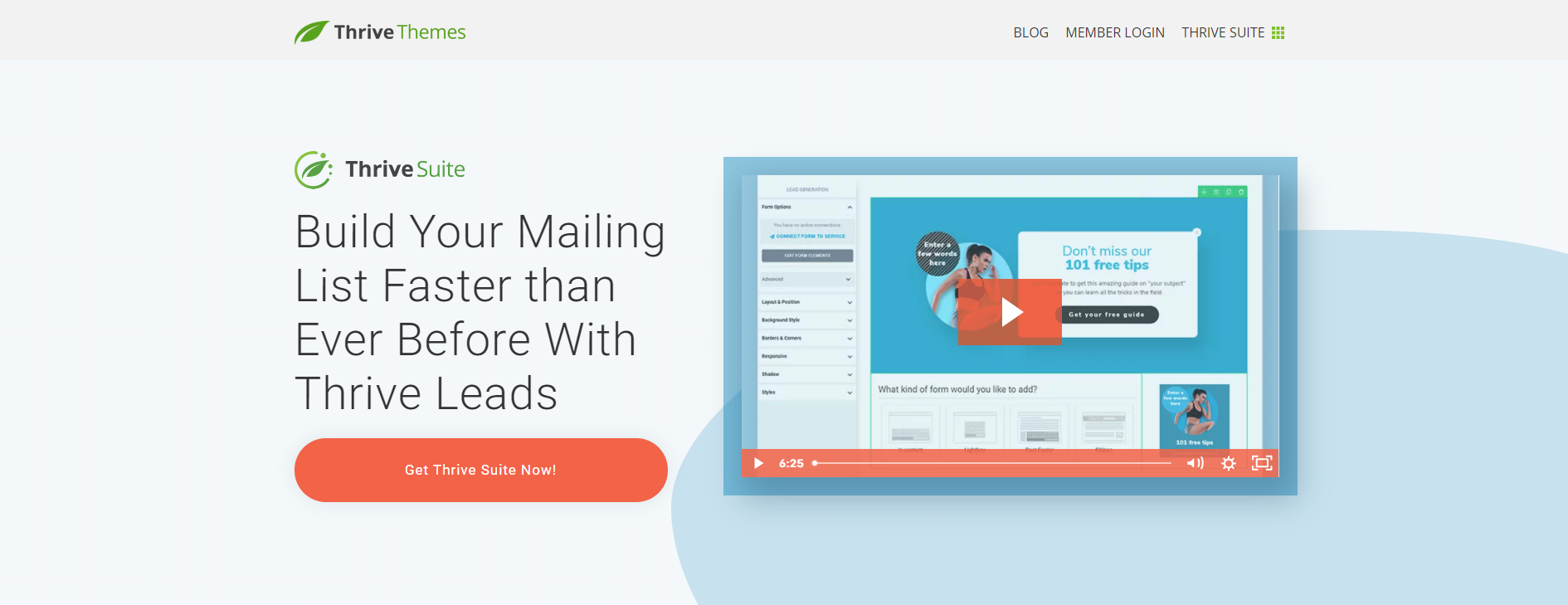Thrive Leads - lead generation and capture tool