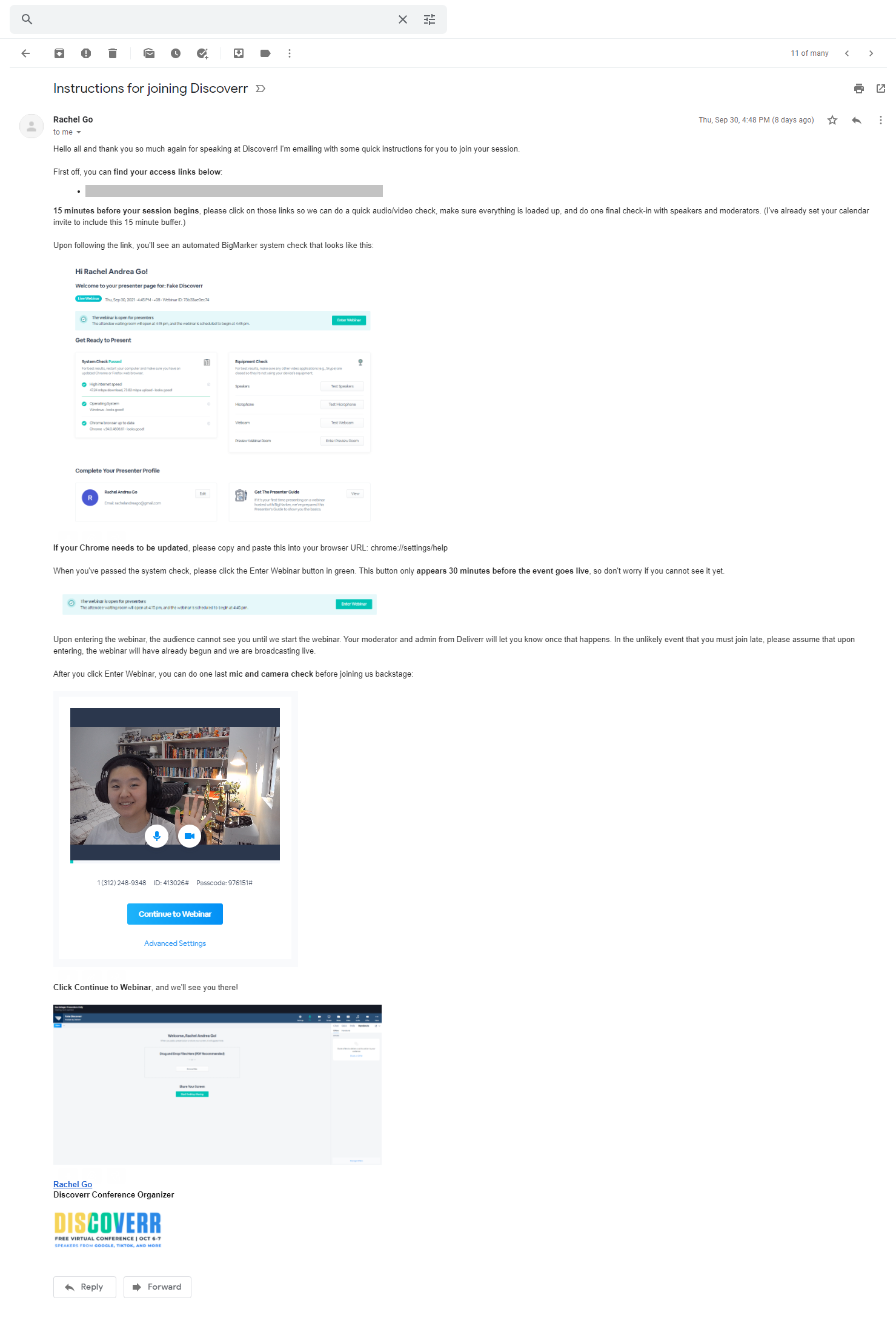 Webinar join instructions