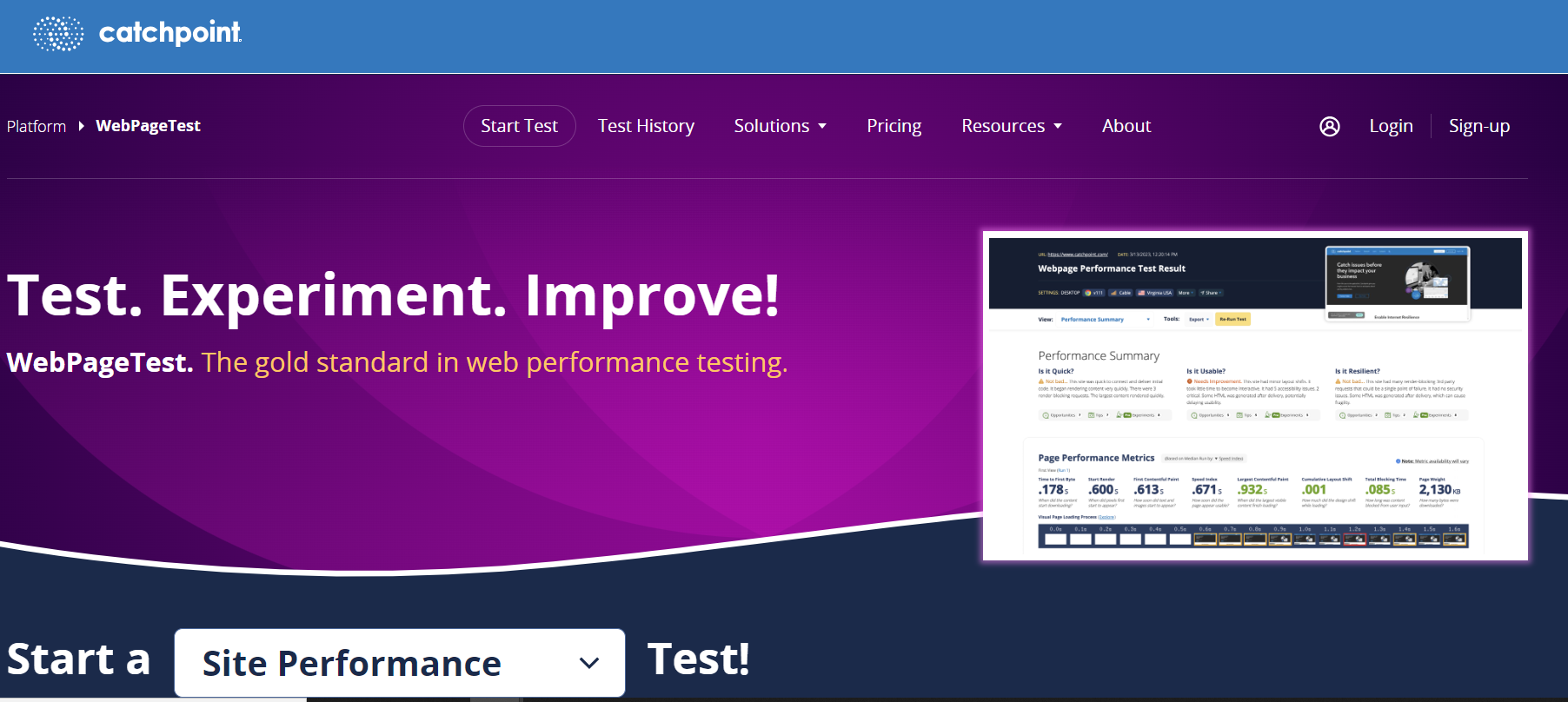 Webpage Test