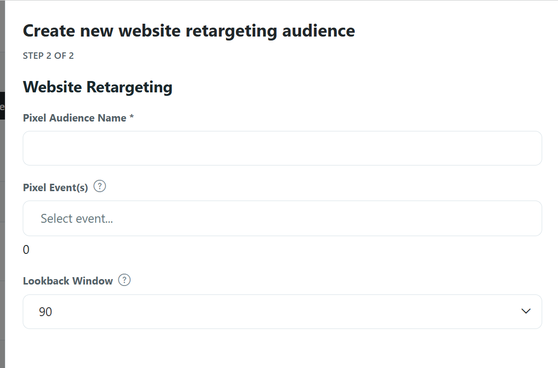 Website retargeting on Reddit