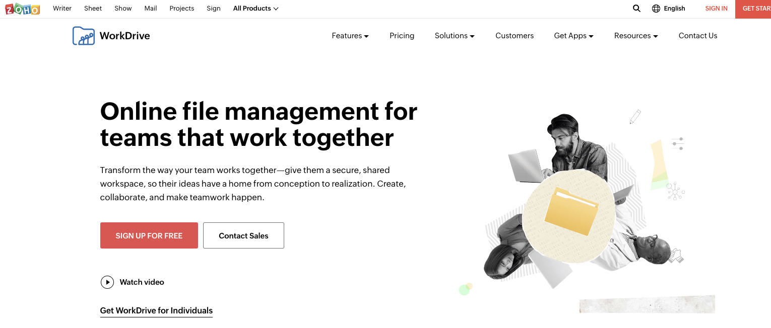 Zoho WorkDrive