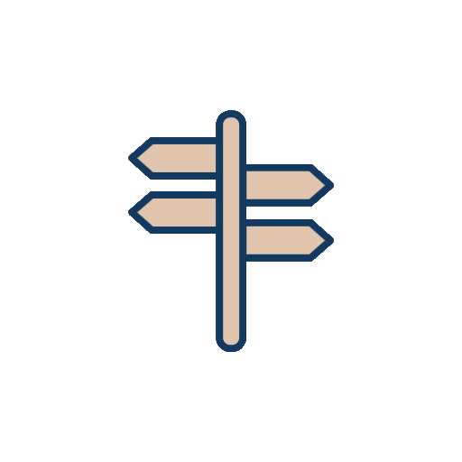 Signpost icon