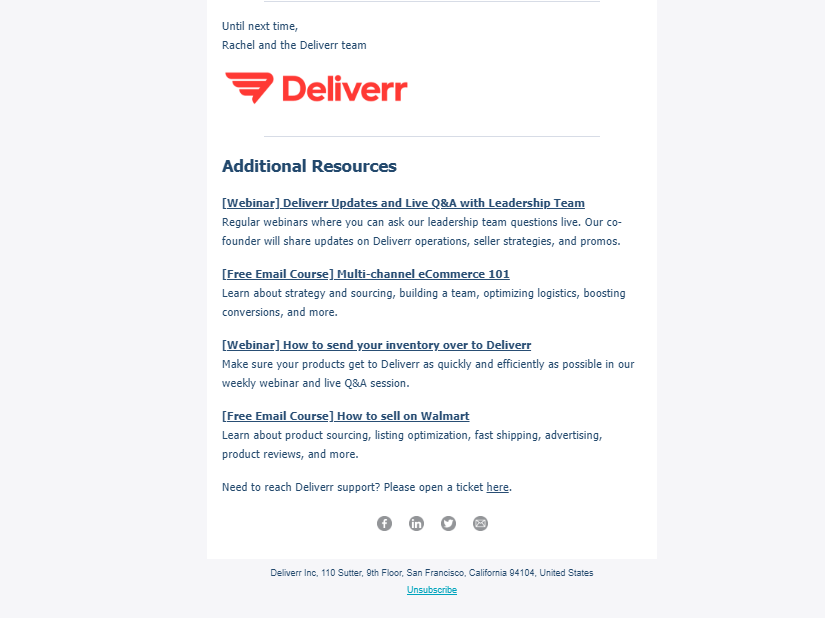 newsletter example