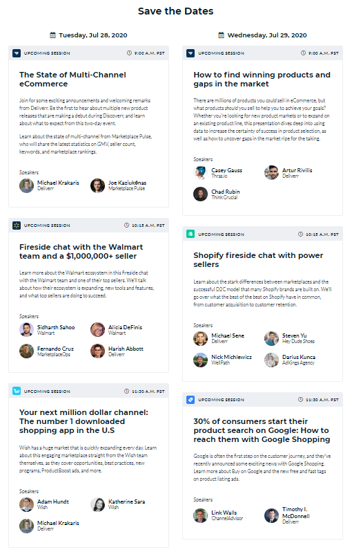 virtual ecommerce conference dates