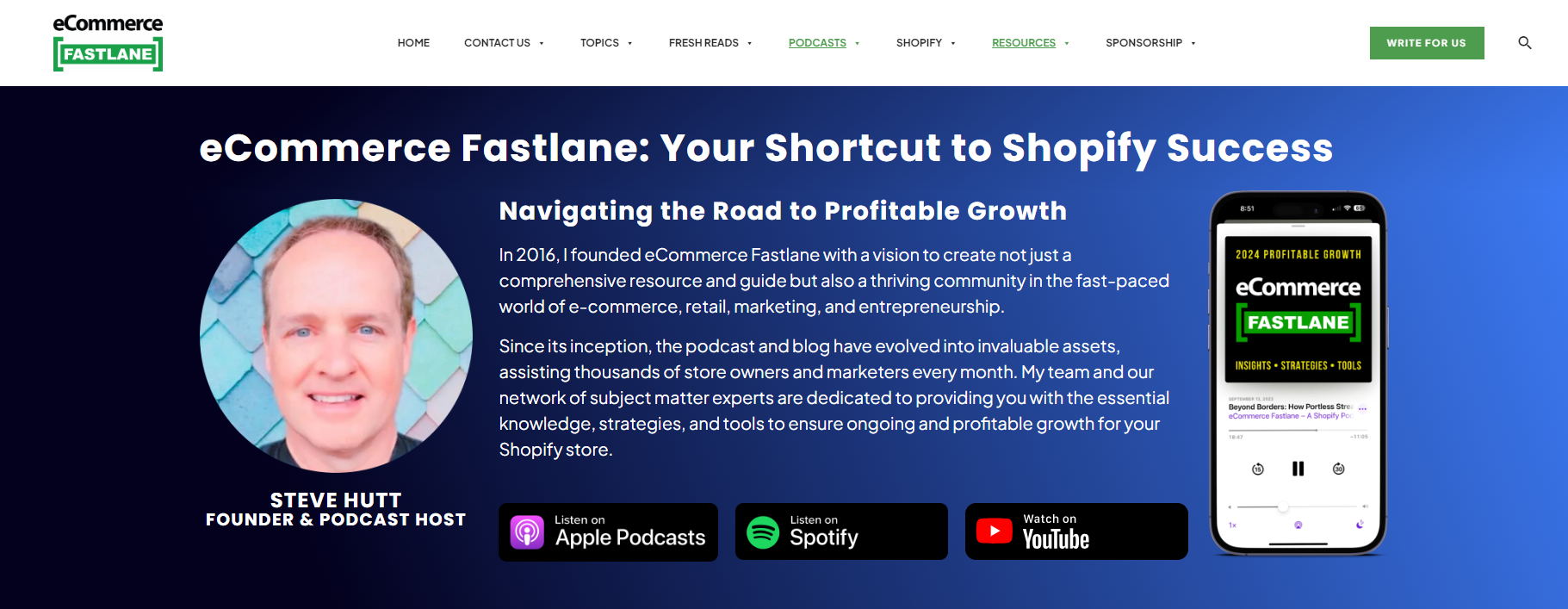 eCommerce Fastlane podcast