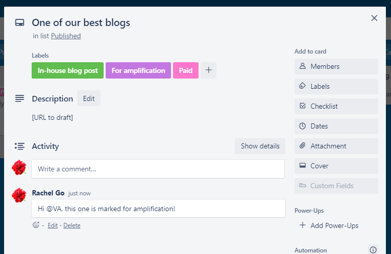 guest post published