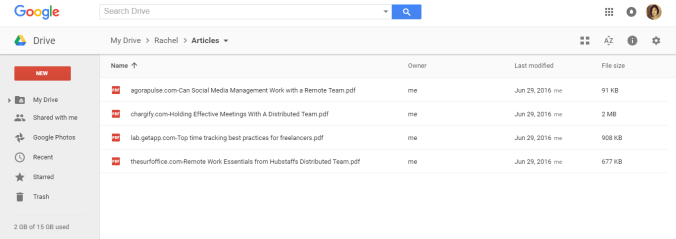 Google Drive | Remote Work Tools Checklist